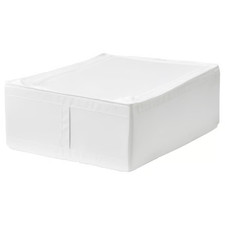 IKEA SKUBB Storage Case Wardrobe Clothes Organiser Under Bed, White, 44x55x19cm