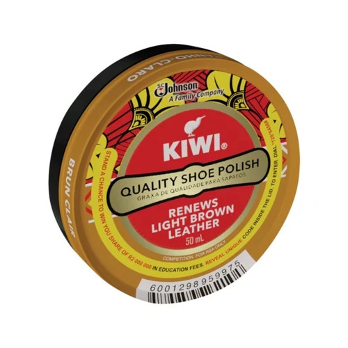 Kiwi shoe polish light - shoe, brown