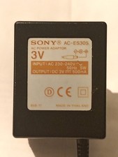 Sony AC-ES305 MiniDisc CD Player Power Supply Mains Adaptor DC 3V Working