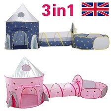 3-in-1 Kids Play Tent Baby