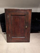 Antique corner medical cabinet