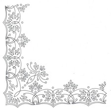 Vintage Embroidery Transfer