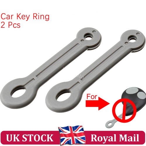 Key ring rubber strap loop - 2x,