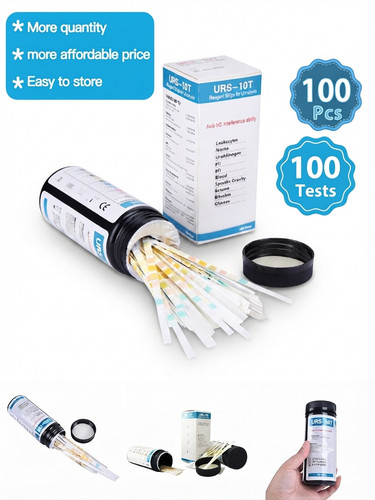 100 urine test - x, strips