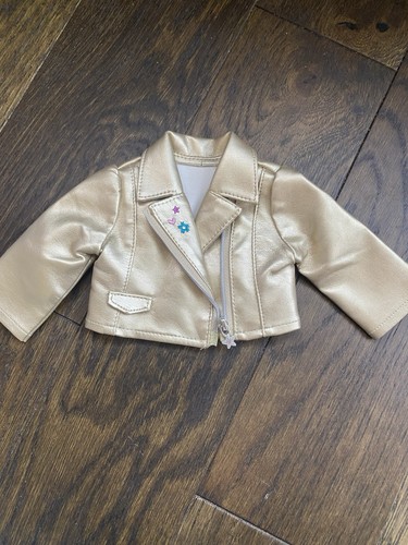 American girl doll gold jacket - american,