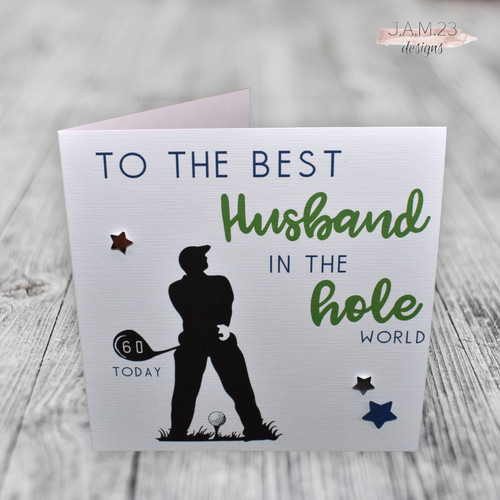 Personalised male golf - male,