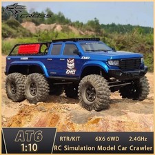 CROSSRC 1:10 6X6 AT6 RC Off-Road Crawler Vehicles 6WD Remote Control Trucks