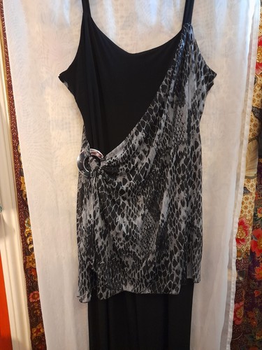 Strappy black snakeskin - black,
