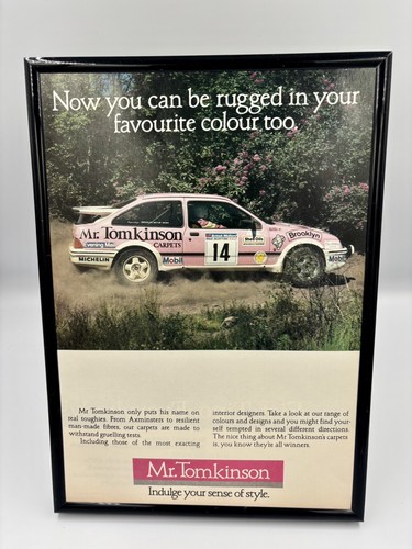 Framed ford sierra cosworth - ford, rs