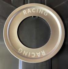 4 X GENUINE BBS RACING CENTRE CAP WAFFLE 09 32 235 587 PLASTIC RC PLATE RF NEW