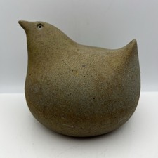 Studio Pottery Bird Figure-Quail/Dove/Partridge-Handmade, Unsigned Art Sculpture