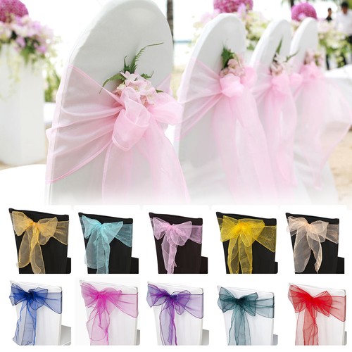 50x organza sashes chair - organza, cover