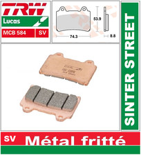 Front brake pads TRW MCB58SV