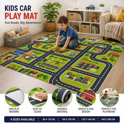 Kids car play - car, mat