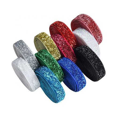 Glitter velvet ribbon craft - glitter,