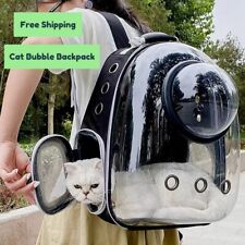 Cat in Bubble Backpack | Transparent Space Capsule Carrier for Cats