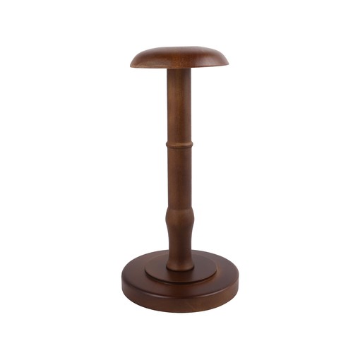 Vintage wooden hat holder wig - holder,