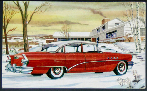 Advertising postcard 1955 - advertising,