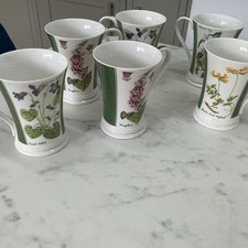 6 x Crown Trent Foxglove Bone