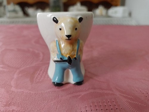 Vintage sooty egg cup 1960 - vintage,