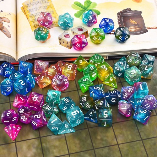 Iridescent glitter polyhedral - glitter,
