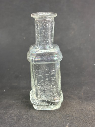 61627 old antique glass bottle - 61627,