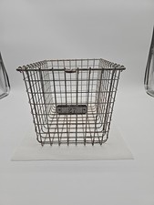 Vtg Lyon Wire Metal Gym Locker