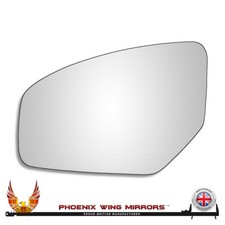 Left Hand Passenger Side Honda Civic Mk9 2012-2017 Convex Wing Mirror Glass
