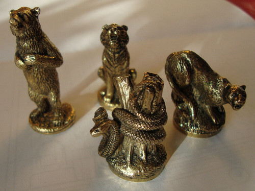 Metal jungle book - jungle, figures