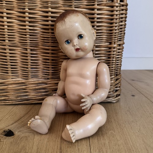 Vintage baby doll - doll, hard