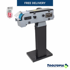 SIP 4" Electric Belt Linisher, 230V 1500W 1200 x 100mm P60 Pedestal Belt Sander