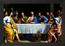 Last Supper Framed Wall Art