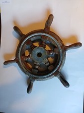 Ships wheel. Vintage Ships steering wheel. Nauticalia.