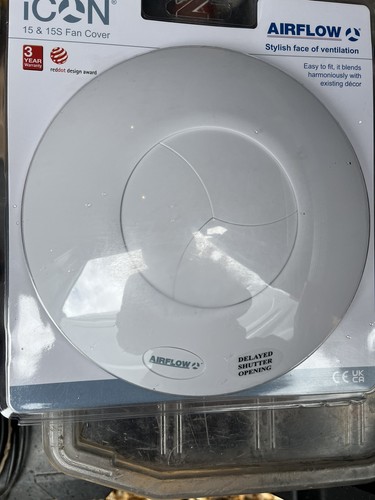 Airflow white fan cover only - white,