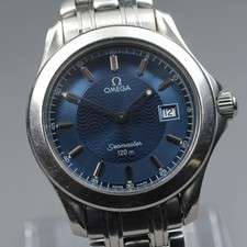 [Exc+5] OMEGA Seamaster 120m 2511.81 36mm Date Quartz Men's Watch From JAPAN