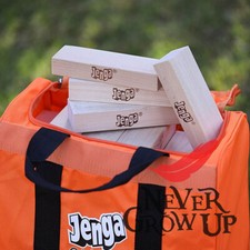GIANT/ Original Jenga or Retro Stacking Tumbling Wood Block Kids Wooden Game *RA