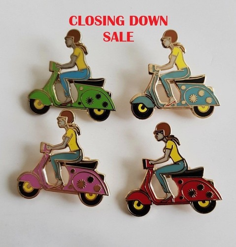 Scooter girls enamel - scooter,