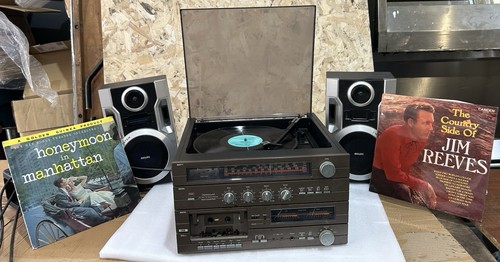 Vintage record player - vintage,