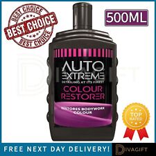 CAR COLOUR RESTORER LIQUID FOR BODY WORK PAINT COVERS SCRATCHES DIRT 500ML NEW
