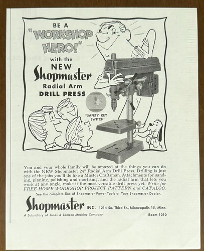 1956 shopmaster radial arm - 1956,