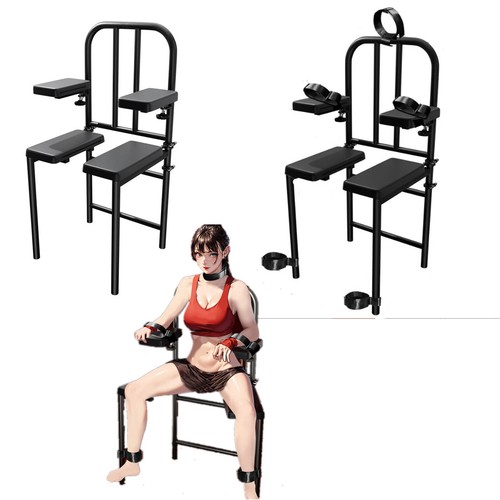 Adjustable bdsm bondage chair - bondage,