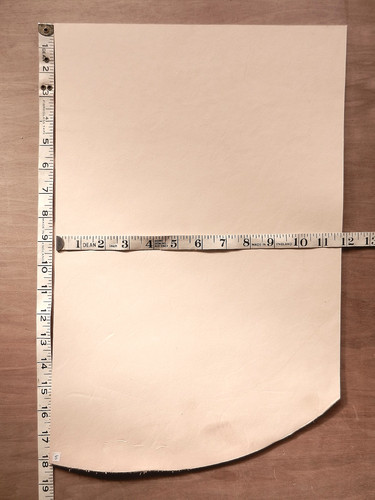 Veg tan leather offcuts 5mm - leather,