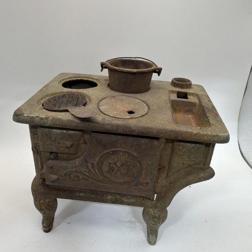 Antique ixl wood burning cast - ixl,