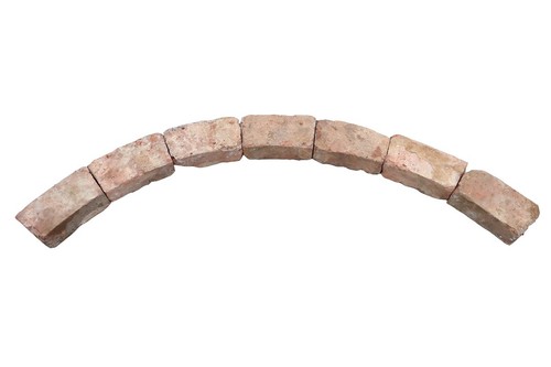 Reclaimed curved well bricks - curved,