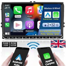 For VW GOLF MK5 MK6 9" Apple