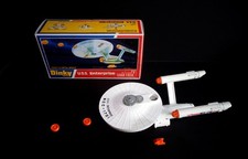 Dinky No.358 Star Trek USS Enterprise 1976 with Shuttle craft, 2 Photons & Box.