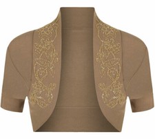 Ladies Womens Bolero Short