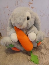 cuddly large grey soft toy
