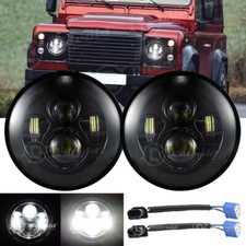 For 1993-1997 Land Rover Defender 90 110 DOT 7" LED Headlights Hi/Lo Beam H6024