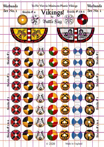 Victrix viking warband - viking, shield